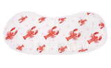Little Hometown 2-in-1 Burp Cloth and Bib: Crawfish Heads or Tails