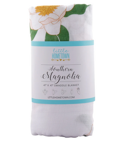 Little Hometown Southern Magnolia Swaddle
